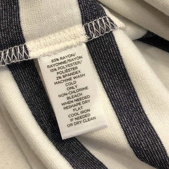 LOFT Cold Shoulder Striped Top - Picture 5 of 5